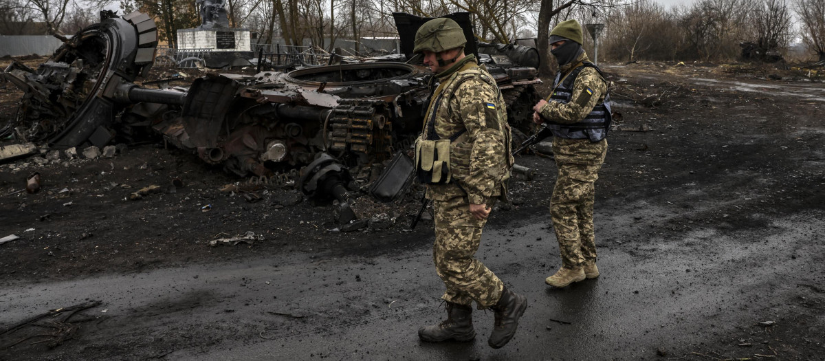 Check point Kiev Ucrania