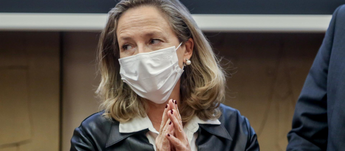 La ministra de Asuntos Económicos, Nadia Calviño.