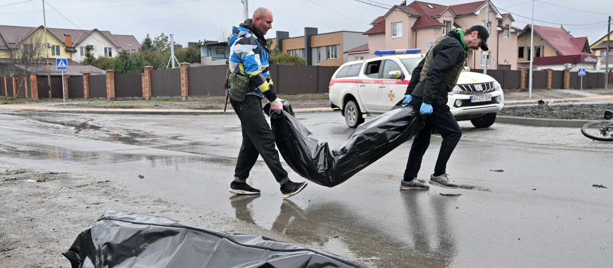 Civiles asesinados en Ucrania Bucha