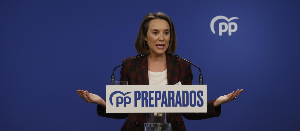 Cuca Gamarra este lunes en Génova 13