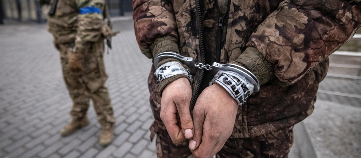 Prisionero de guerra ruso Ucrania