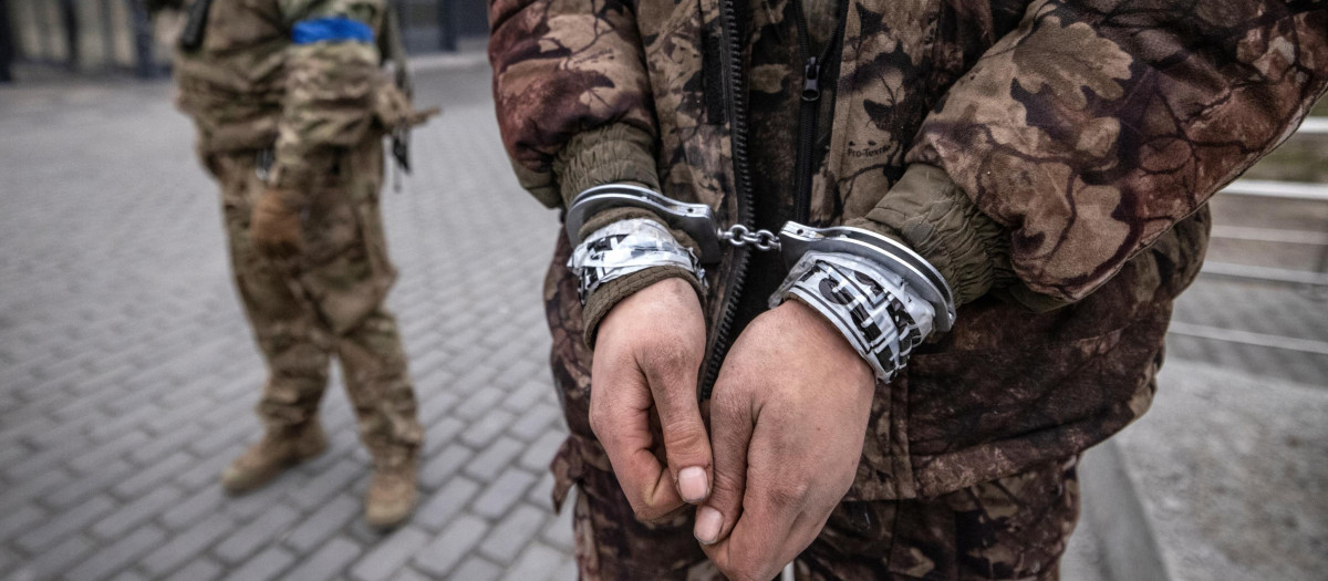 Prisionero de guerra ruso Ucrania