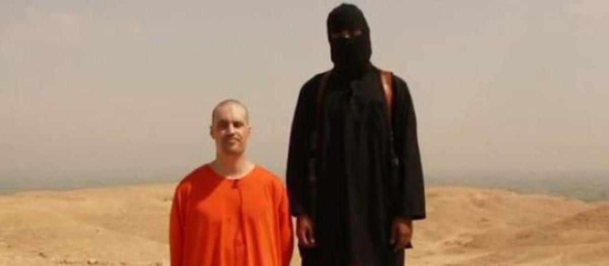 James Foley, instantes antes de ser ejecutado por el terrorista 'Jihadi John' en agosto de 2014