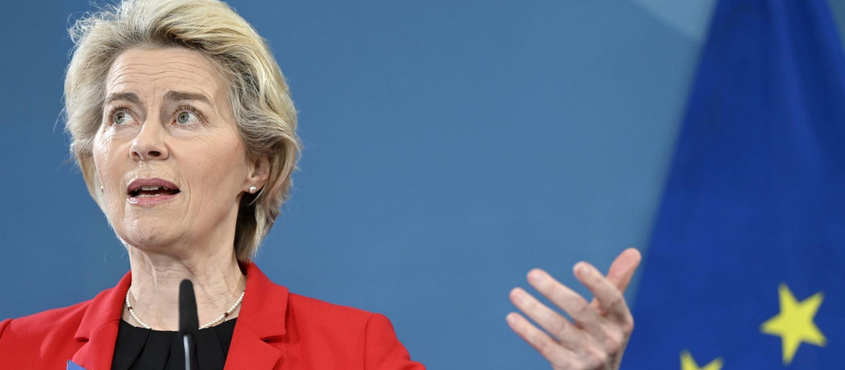 La presidenta de la Comisión Europea Ursula von der Leyen