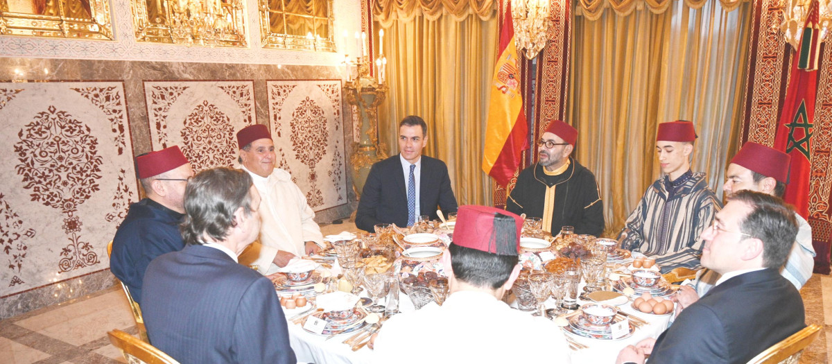 Mohamed y Pedro Sánchez