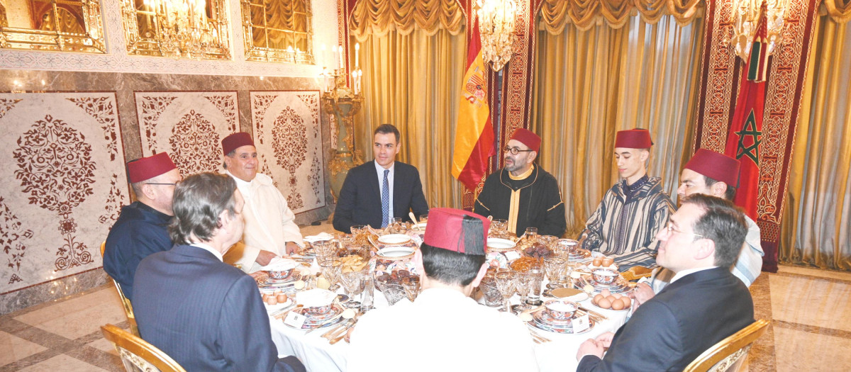 Mohamed y Pedro Sánchez