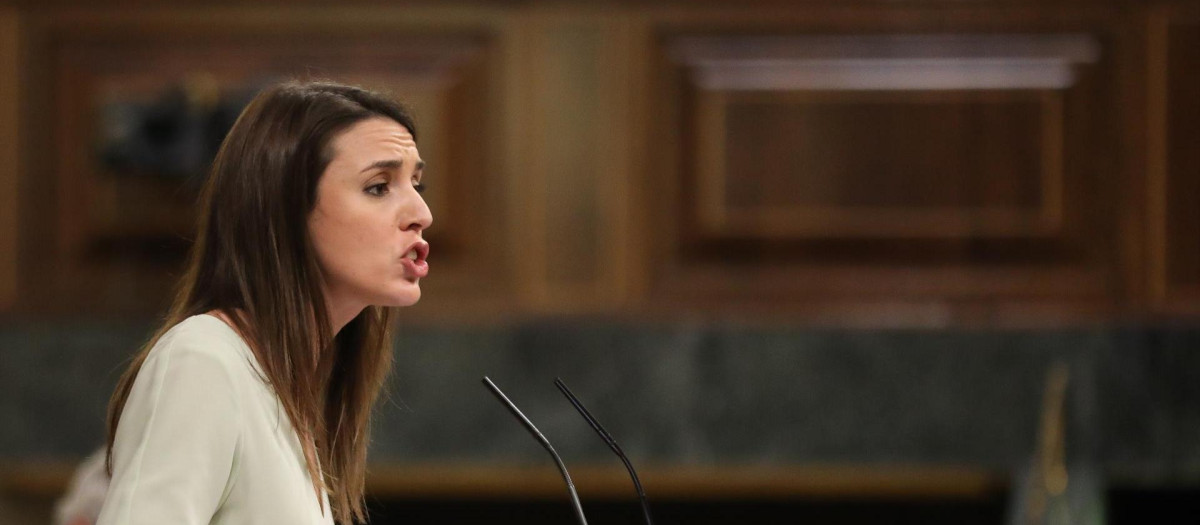 La ministra de Igualdad, Irene Montero