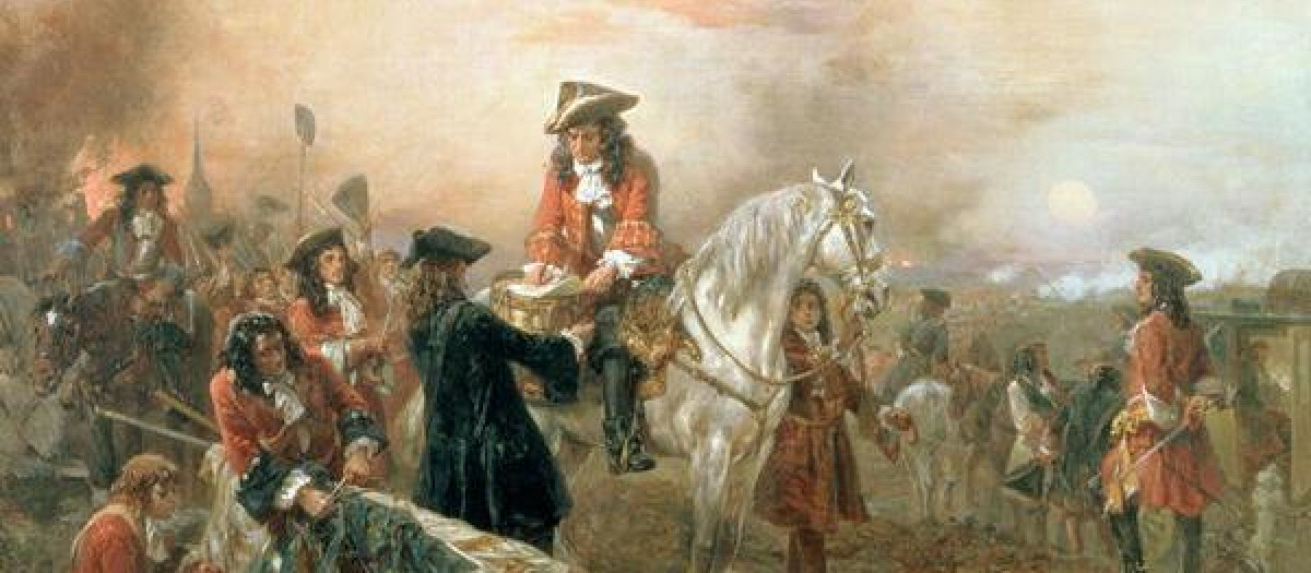 El duque de Marlborough en Blenheim, de Robert Hillinford