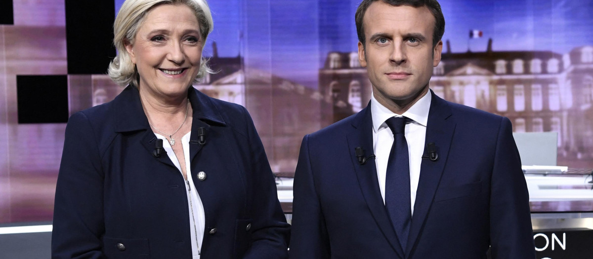 Emmanuel Macron y Marine Le Pen, candidatos en las elecciones francesas de 2022