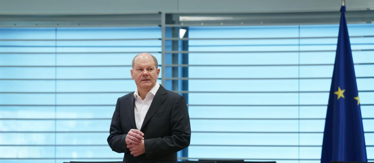 El canciller alemán, Olaf Scholz