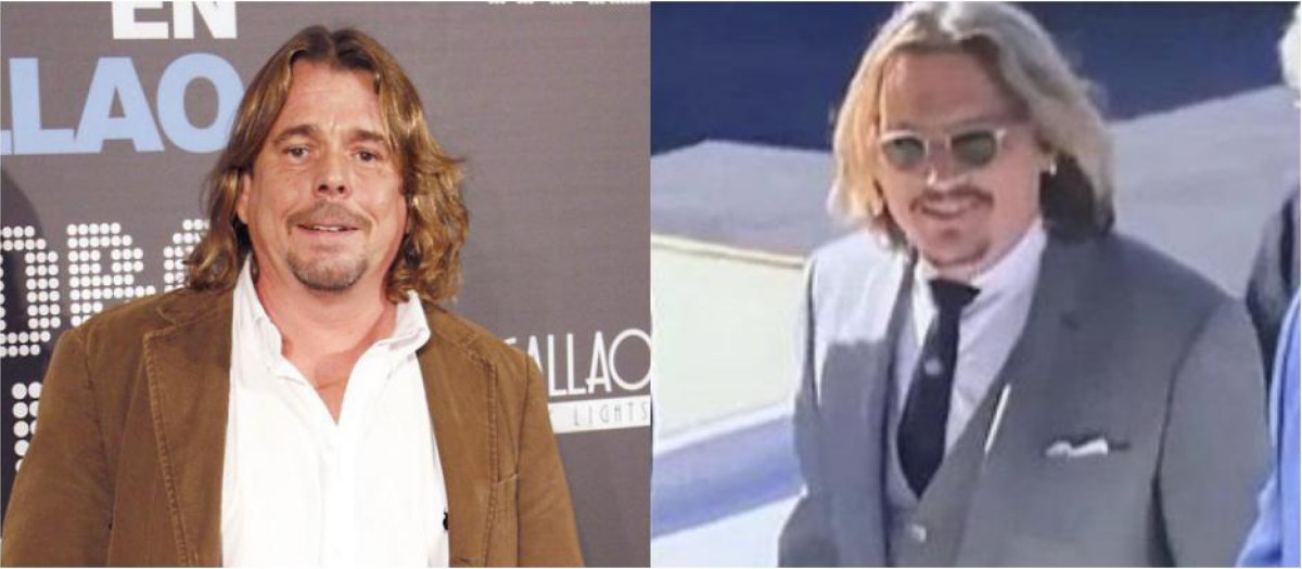 Juan Muñoz y Jhonny Depp