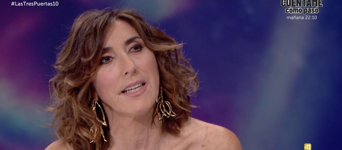 Paz Padilla, durante su entrevista en ‘Las tres puertas’