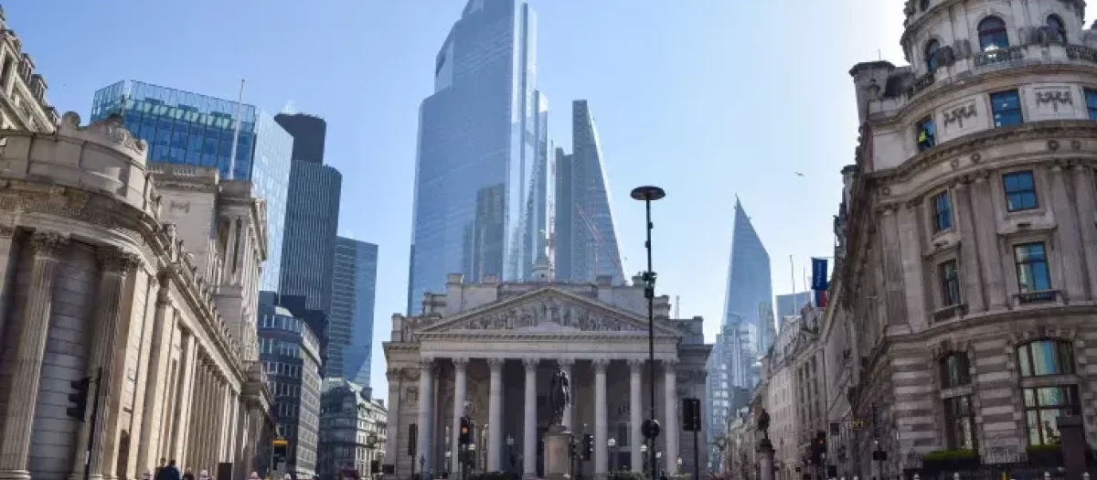 La sede del Banco de Inglaterra, en la calle Threadneedle de Londres