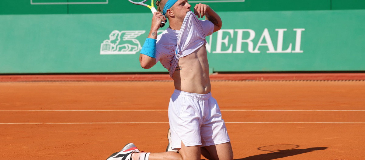 Alejandro Davidovich tras ganar la semifinal en Montecarlo ante Dimitrov
