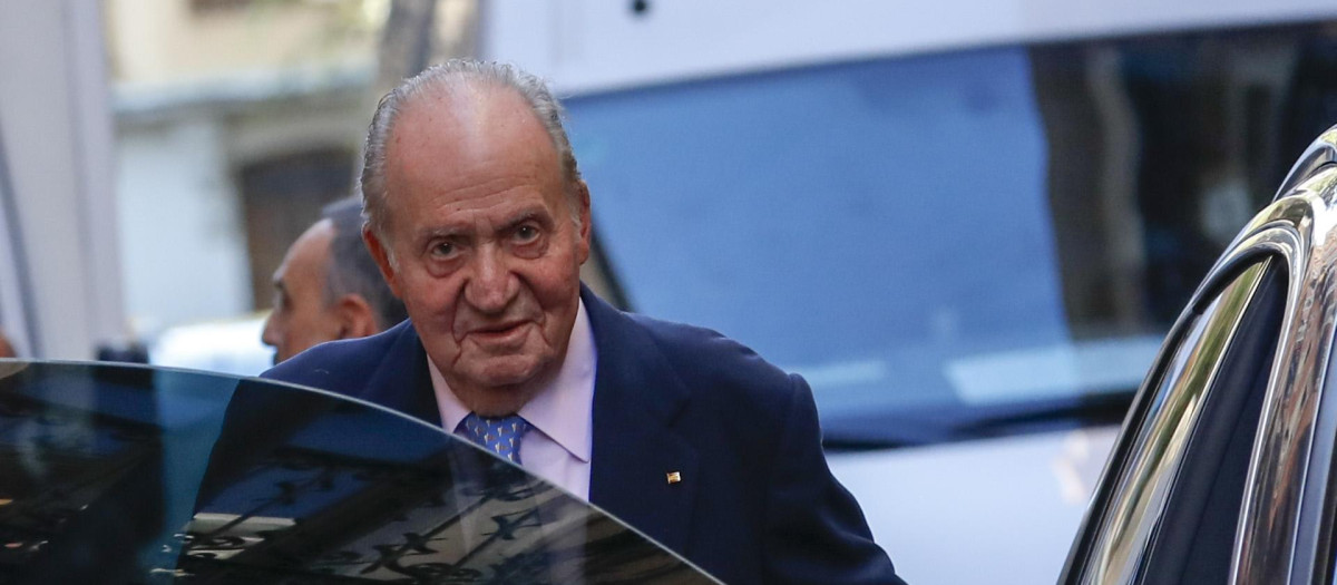 El rey Juan Carlos en Madrid en 2019