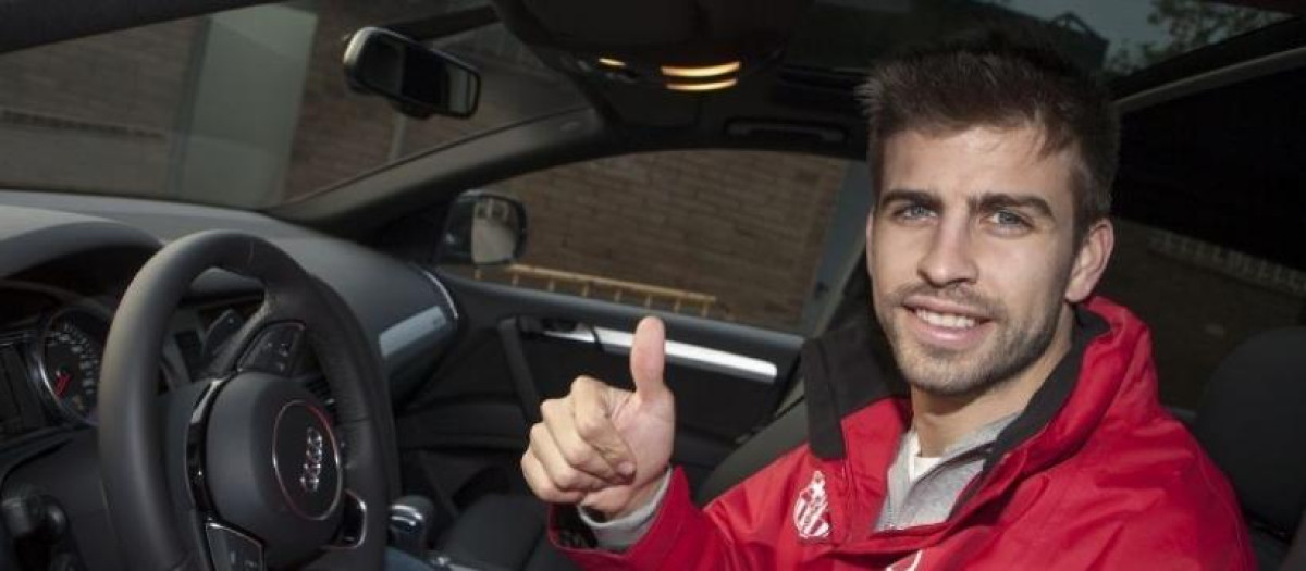 Audi ha sido el coche oficial de Piqué durante varias temporadas.