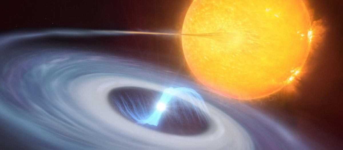 Impresión artística de una micronova.