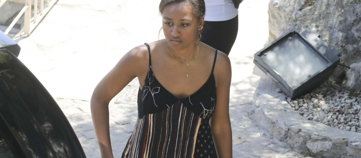 Sasha Obama, en Francia en el verano de 2019