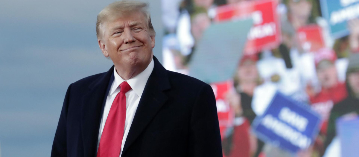 Donald Trump, en un acto el pasado 9 de abril