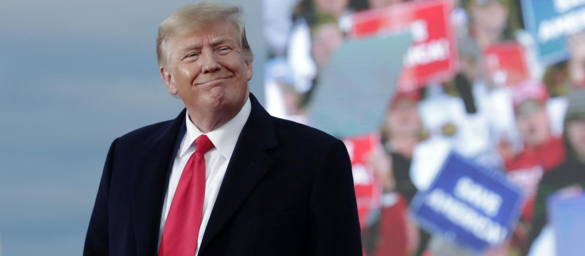 Donald Trump, en un acto el pasado 9 de abril