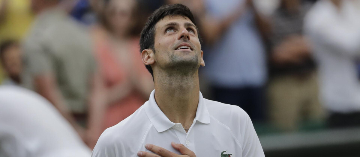 Novak Djokovic en Wimbledon