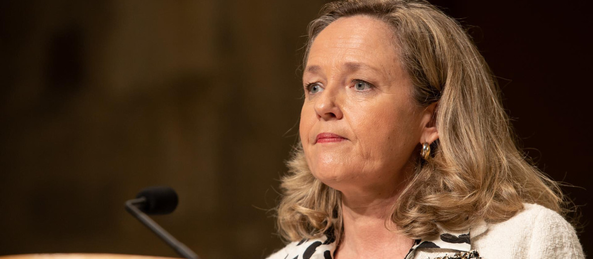 La ministra de Asuntos Económicos, Nadia Calviño.