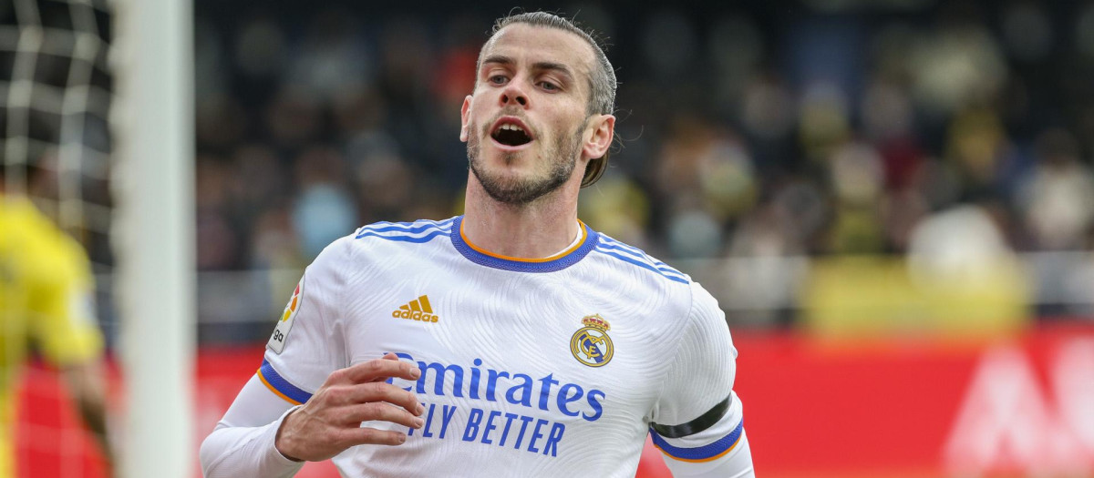 Gareth Bale en el partido contra el Villarreal el pasado febrero