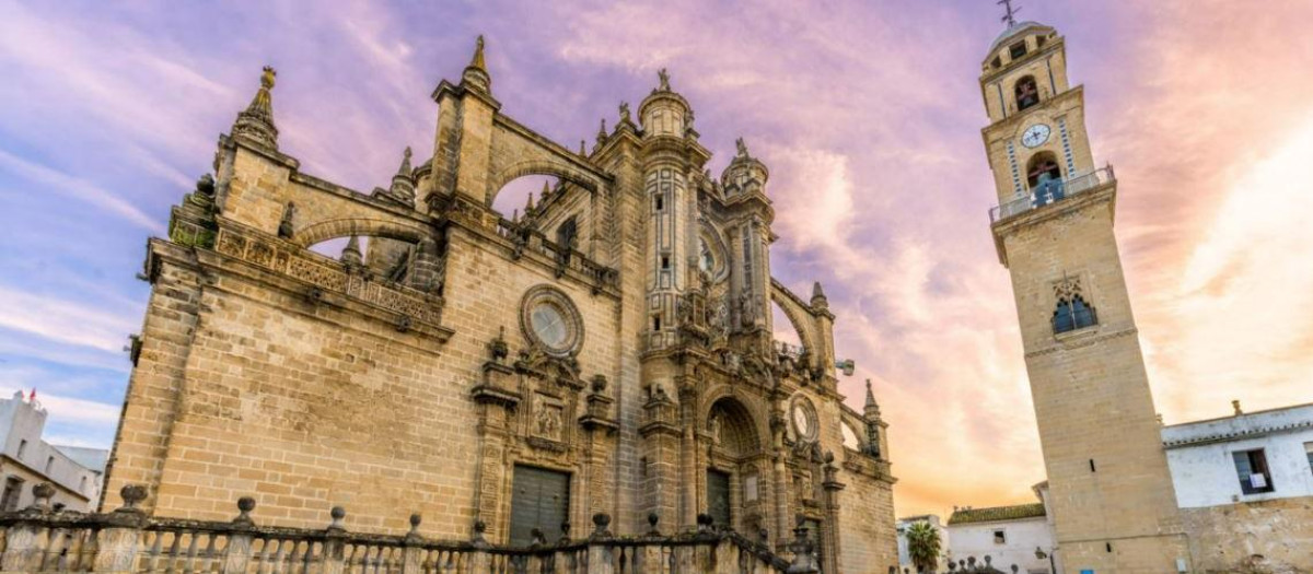 Fachada de la catedral de Jerez de la Frontera