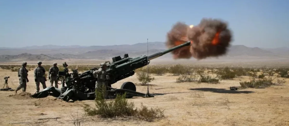 Obuses ultraligeros M777 del cuerpos de marines EE.UU