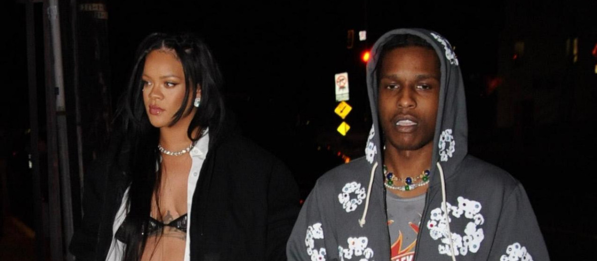 Rihanna y Asap Rocky, de paseo por Los Ángeles hace unos días