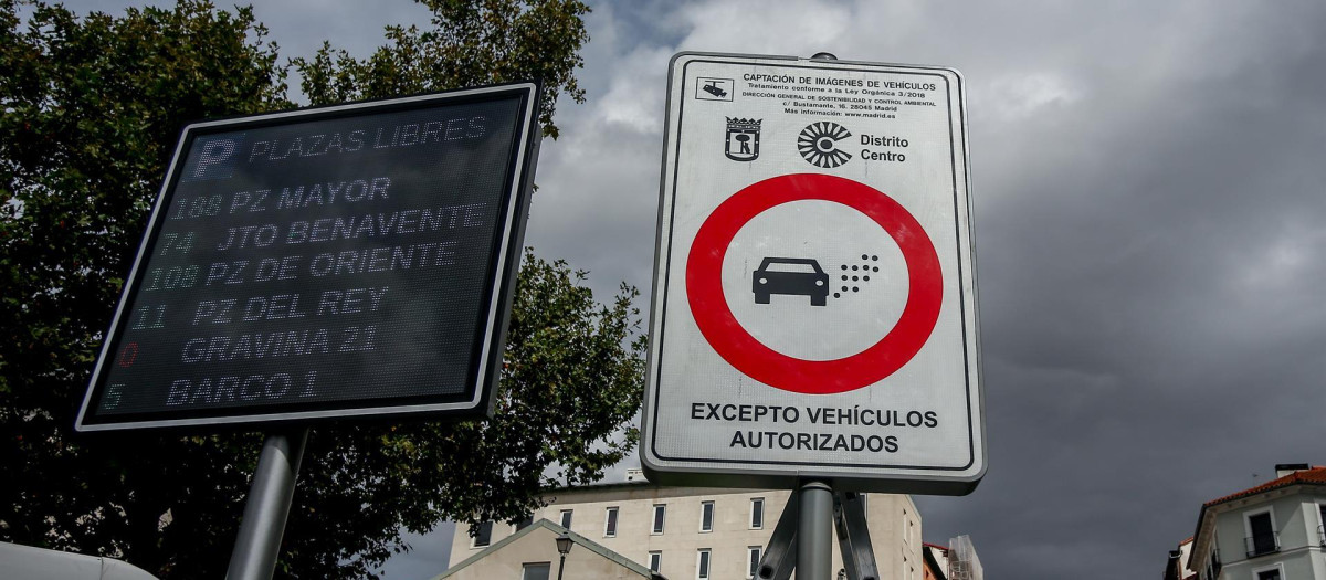 Señal de Zona de Bajas Emisiones