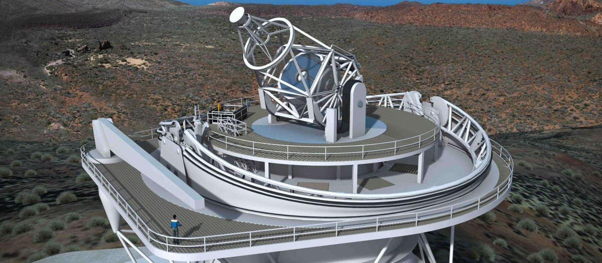 Recreación del Telescopio Solar Europeo que empezará a construirse en 2024