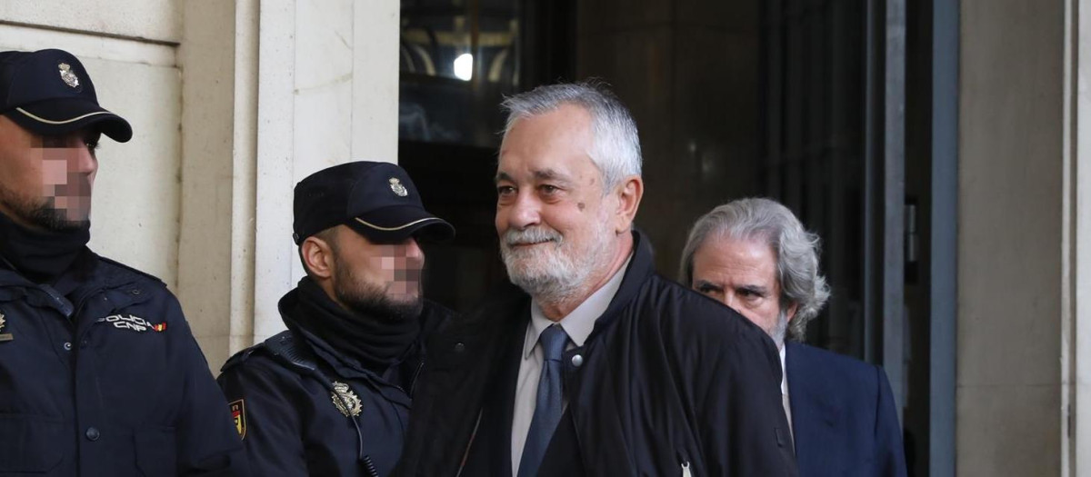 José Antonio Griñan, a su llegada al Supremo para la primera sesión del juicio de los ERE
