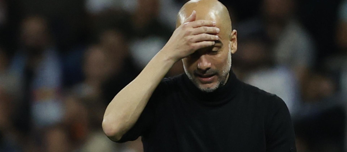 El técnico del City volvió a quedarse a las puertas de ganar la Champions con el equipo inglés