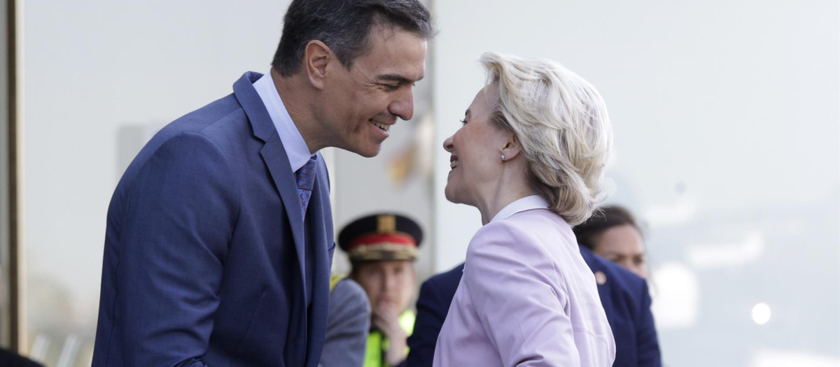 Sánchez y Von der Leyen en Barcelona