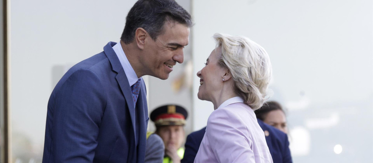 Sánchez y Von der Leyen en Barcelona