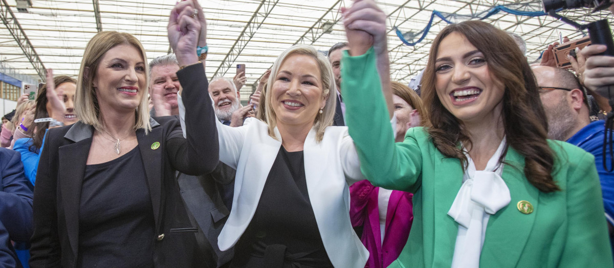 La viceprimera ministra de Irlanda del Norte y miembro del partido republicano irlandés Sinn Fein, Michelle O'Neill