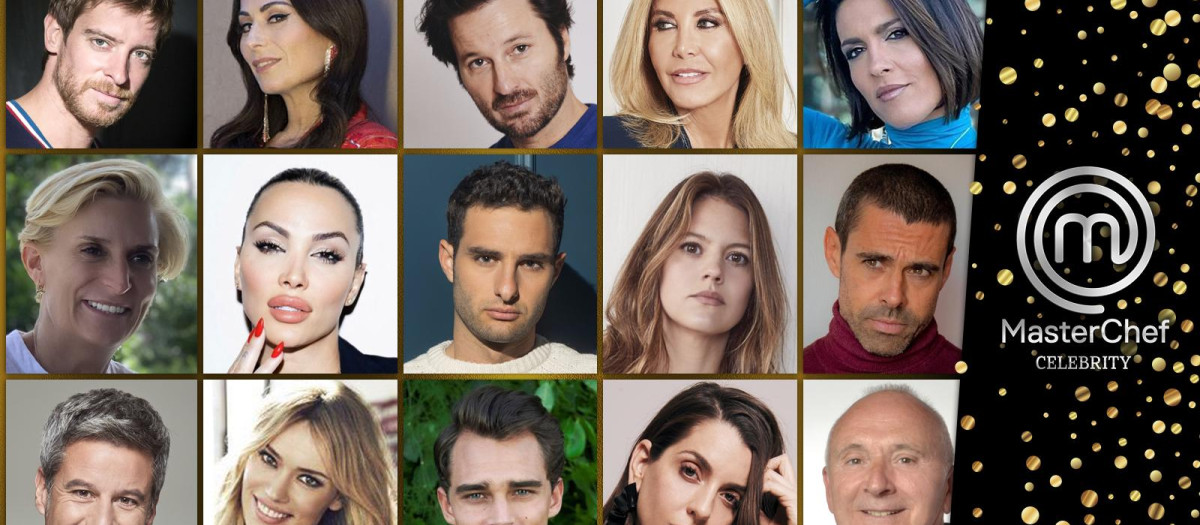 Los 15 participantes famosos de MasterChef Celebrity 7