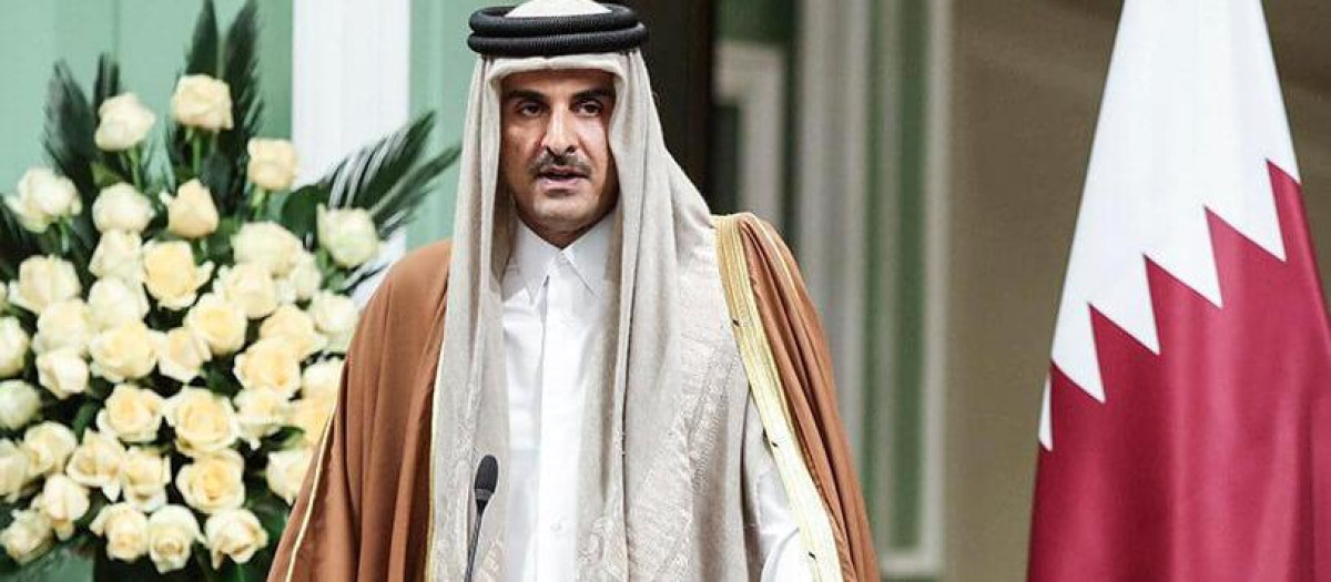 El emir de Qatar, el jeque Tamim bin Hamad bin Khalifa Al-Thani