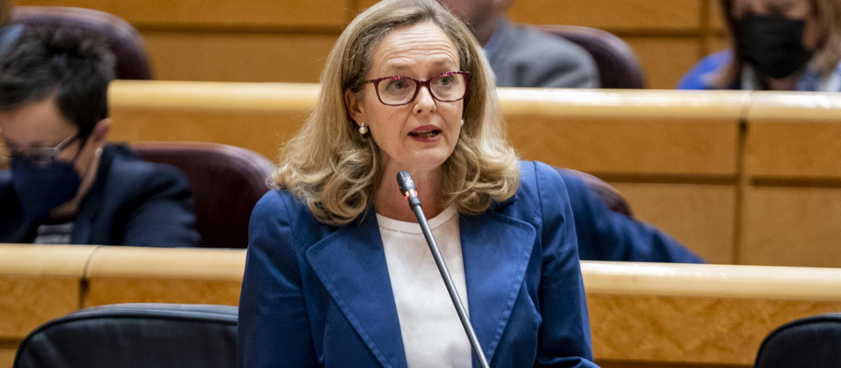 Calviño ha afirmado que esta medida está en discusión «en los distintos borradores»