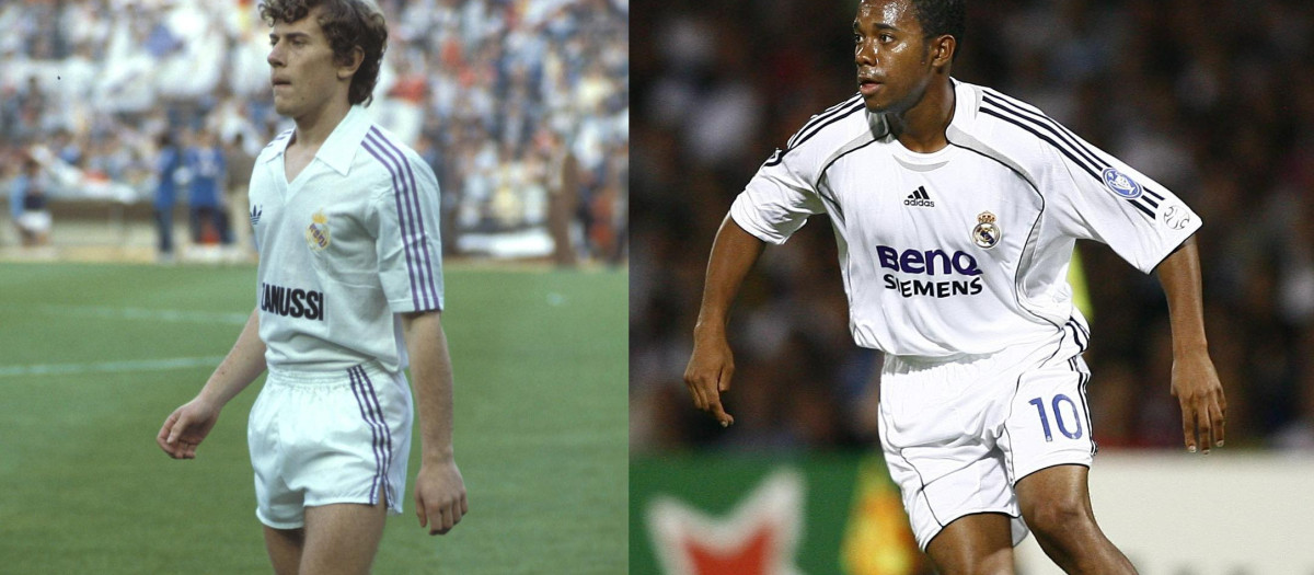 Butragueño y Robinho