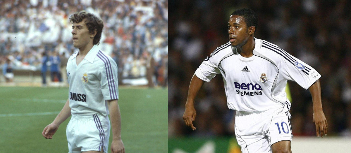 Butragueño y Robinho