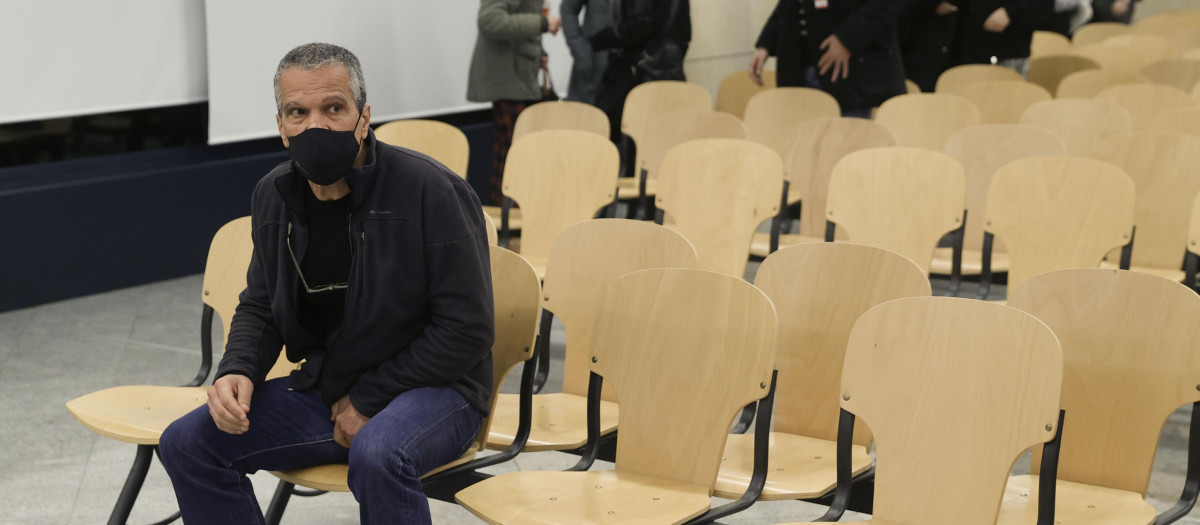 El etarra 'Gadafi' durante el juicio en el que ahora ha sido absuelto por aplicación de la 'Doctrina Atristain'.