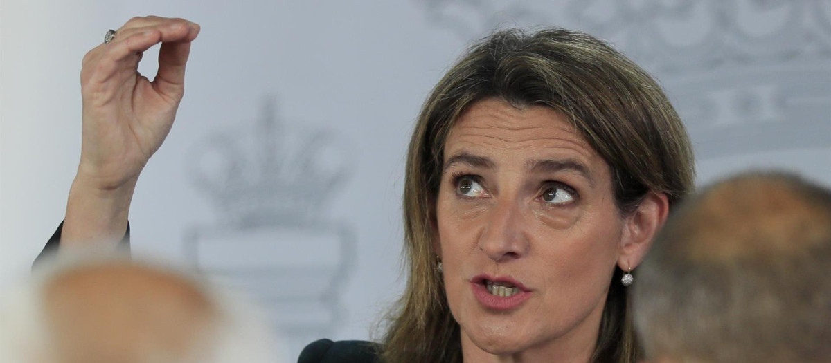 La vicepresidenta tercera y ministra para la Transición Ecológica y el Reto Demográfico, Teresa Ribera