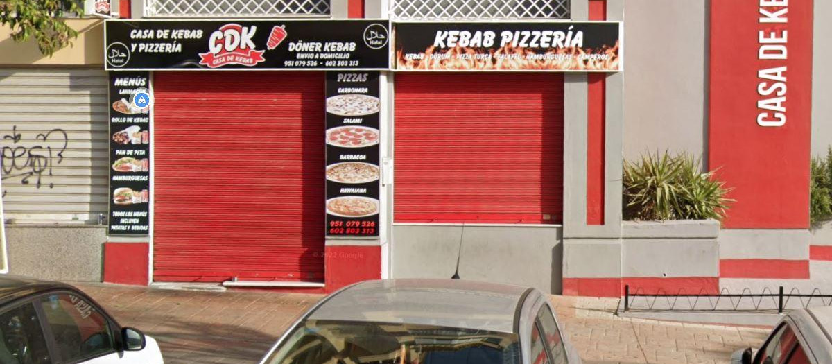 Kebap donde un camarero abusó sexualmente de una menor, en Málaga
