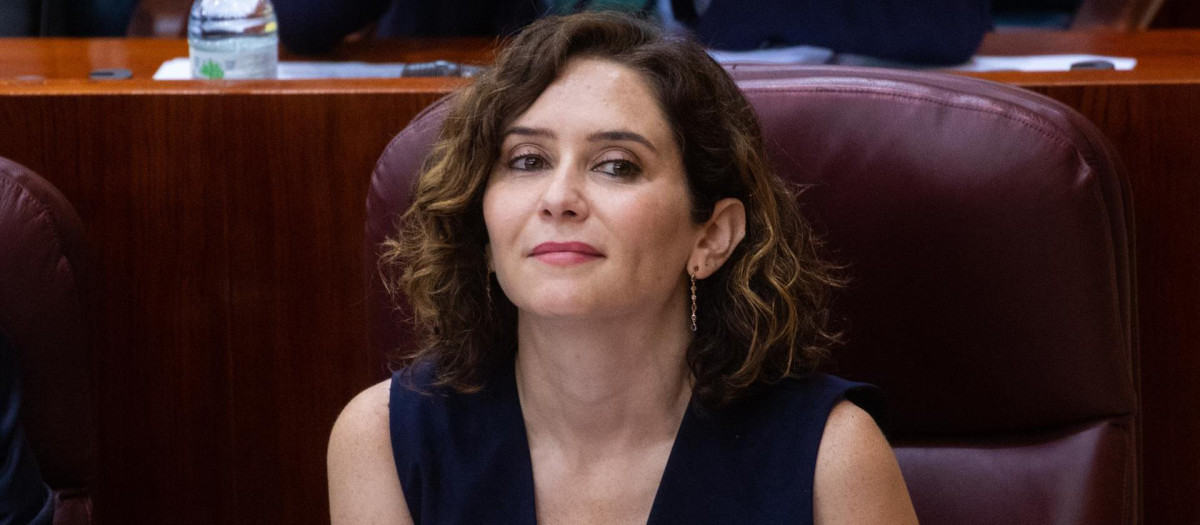 La presidenta de la Comunidad de Madrid, Isabel Díaz Ayuso