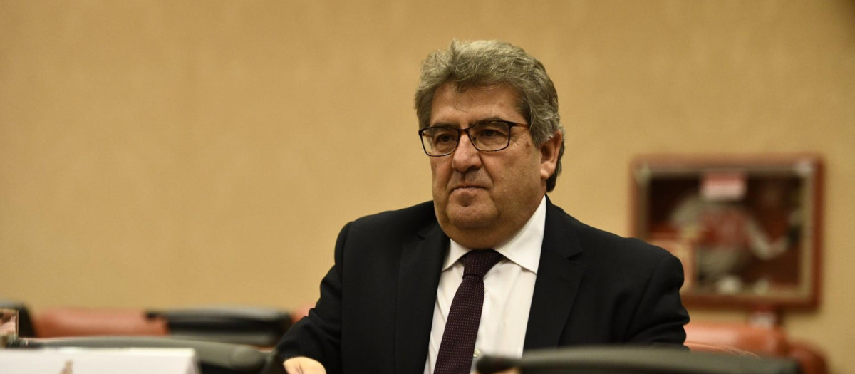 El magistrado de la Sala de lo Penal de la Audiencia Nacional de España, Ricardo de Prada durante una comparecencia en el Congreso de los Diputados