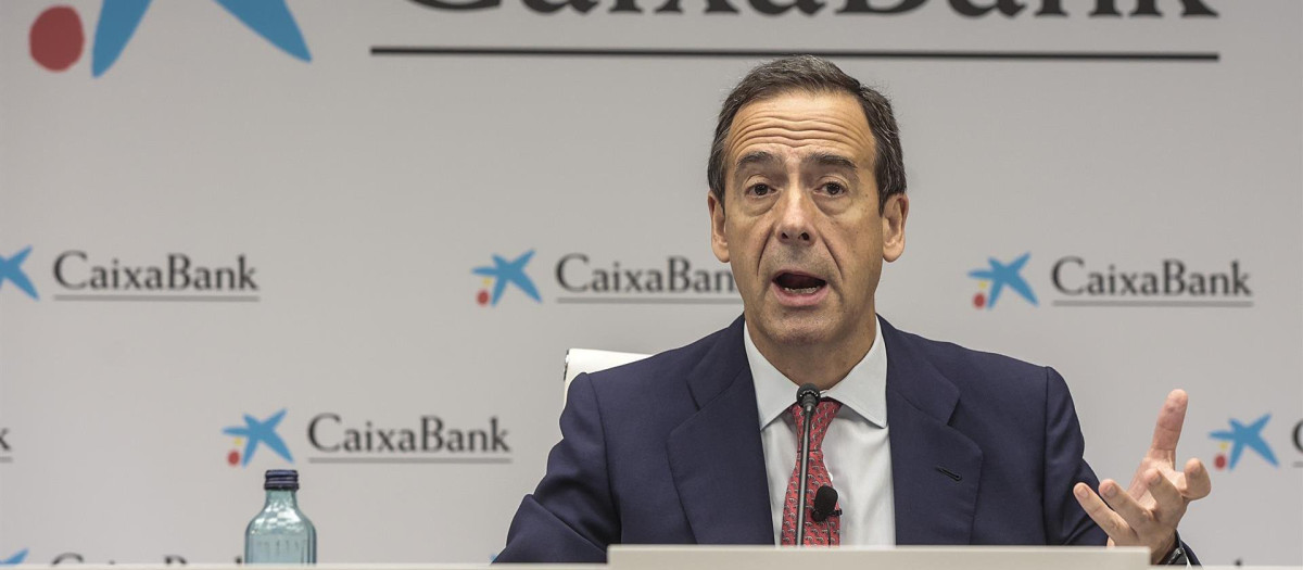 El consejero delegado de CaixaBank, Gonzalo Gortázar