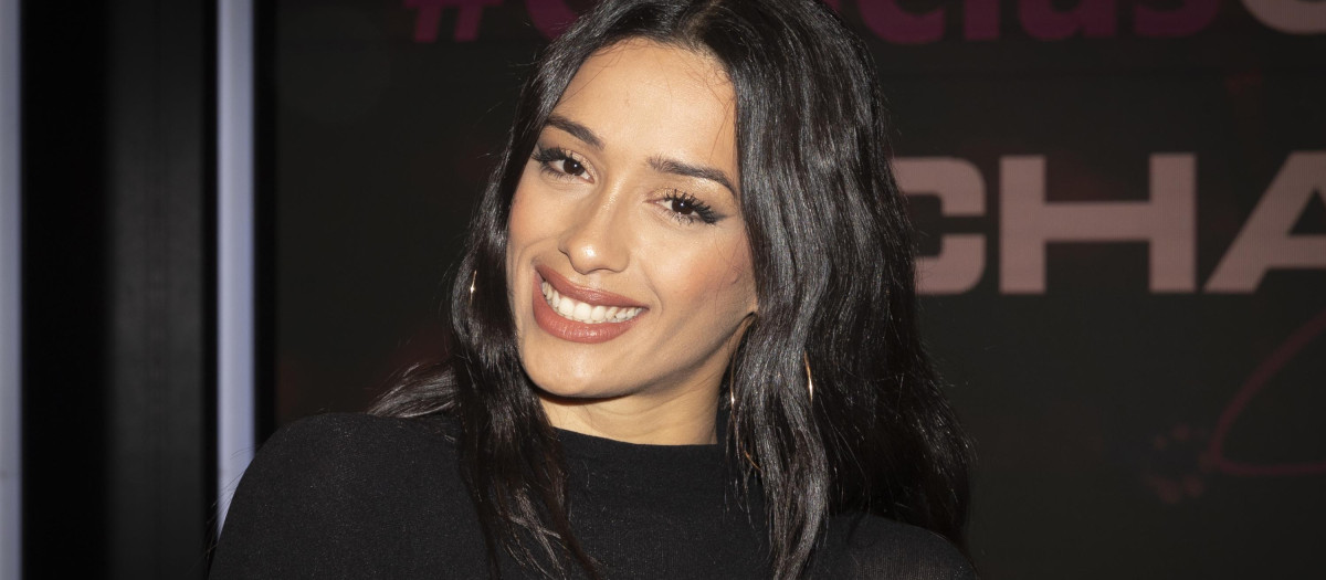 Chanel durnig Photocall "Gracias, Chanel" as her performing in Eurovision Festival in Madrid May 17 2022.