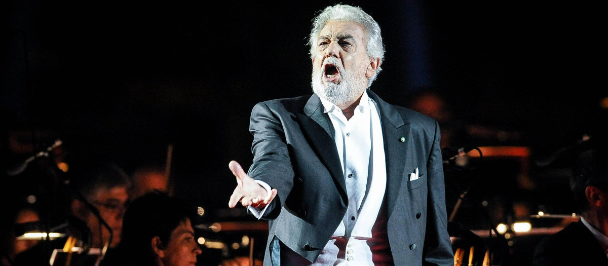 El tenor Plácido Domingo en Verona